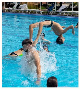 Відвідування басейнів з аквапарком